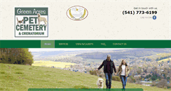 Desktop Screenshot of greenacrespetcemetery.com